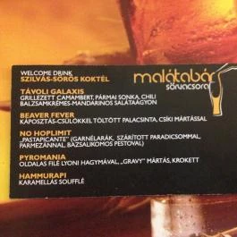 Szeparé Kávézó & Étterem Szarvas - Étlap/itallap