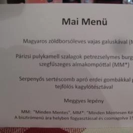 Rozmaring Étterem & Bisztró Kecskemét - Étlap/itallap