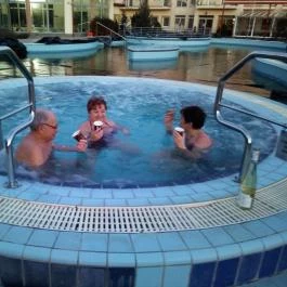 Aqua-Spa Konferencia és Wellness Hotel, Cserkeszőlő - Medence/kert