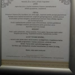 Mesés Shiraz Hotel, Egerszalók - Vendéglátás