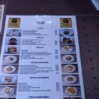 Vagon Étterem Budapest - Étlap/itallap