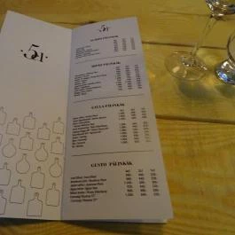 5 cl, Budapest - Étlap/itallap