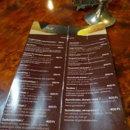 Adullám Kávézó Vác - Étlap/itallap