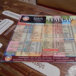Akácfa Söröző, Budapest - Étlap/itallap