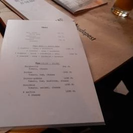 Alap Cafe, Budapest - Étlap/itallap