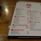 All American Food Budapest - Étlap/itallap