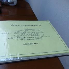Anita Étterem, Gyenesdiás - Étlap/itallap