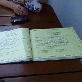 Anita Étterem, Gyenesdiás - Étlap/itallap