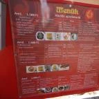 Arany Főnix Korlátlan Fogyasztás Grill & Wok Étterem Érd - Étlap/itallap