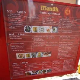 Arany Főnix Korlátlan Fogyasztás Grill & Wok Étterem, Érd - Étlap/itallap