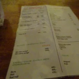 Aranykorsó Söröző Budapest - Étlap/itallap