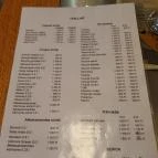 Aranykutya söröző Tatabánya - Étlap/itallap