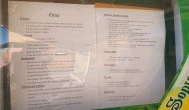 Aranytál étterem Komárom - Étlap/itallap