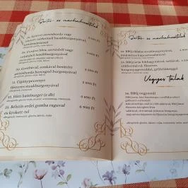 Aranytál étterem Komárom - Étlap/itallap