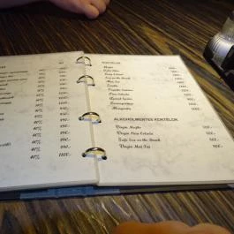 Atlantis Bisztró & Biliárd, Budapest - Étlap/itallap