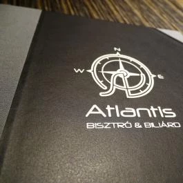 Atlantis Bisztró & Biliárd, Budapest - Étlap/itallap