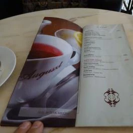 Belvárosi Auguszt Cukrászda Budapest - Étlap/itallap