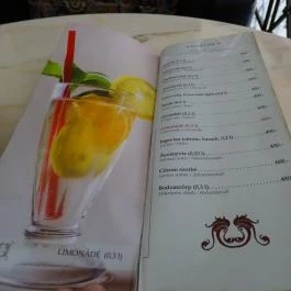 Belvárosi Auguszt Cukrászda Budapest - Étlap/itallap