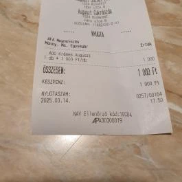 Auguszt Cukrászda Budapest - Egyéb