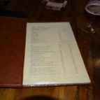 Az Öszvér Budapest - Étlap/itallap