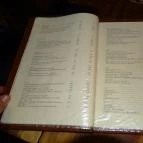 Az Öszvér Budapest - Étlap/itallap