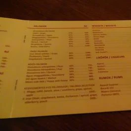 B-Terv Cafe, Budapest - Étlap/itallap