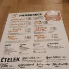 Bajor Burger & Beer Budapest - Étlap/itallap
