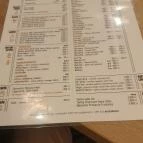 Bajor Burger & Beer Budapest - Étlap/itallap