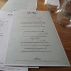 ZONA Bisztró Budapest - Étlap/itallap