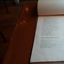 BárKA Borbár Budapest - Étlap/itallap