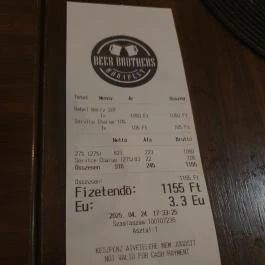 Beer Brothers Budapest - Egyéb