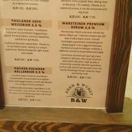 Beer & Wurst, Debrecen - Egyéb