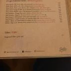 BÉLA - Bár, Étterem, Lakás, Arborétum Budapest - Étlap/itallap