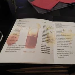 Bellini Bistro, Budapest - Étlap/itallap