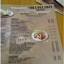 Beograd Grill, Budapest - Étlap/itallap