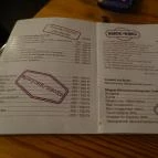 Bereg Bar & Cafe Budapest - Étlap/itallap