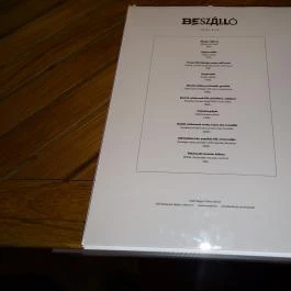 Beszálló Food Bar Budapest - Étlap/itallap