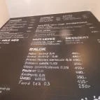 Betevő Budapest - Étlap/itallap