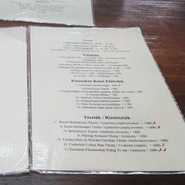 Biang Bisztró - Teréz körút, Budapest - Étlap/itallap