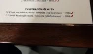 Biang Bisztró - Vámház körút Budapest - Étlap/itallap