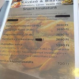 Birs kávézó és bisztró, Jászberény - Egyéb