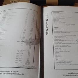 Bistro Fine, Budapest - Étlap/itallap