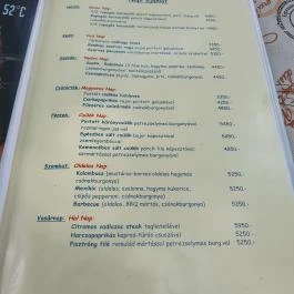 Bitburger Steak House, Balatonmáriafürdő - Étlap/itallap