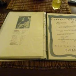 Biwako Japán Étterem, Budapest - Étlap/itallap