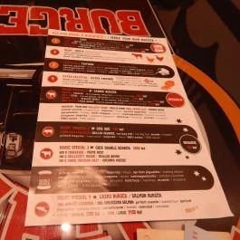 Black Cab Burger - Rákóczi út, Budapest - Étlap/itallap