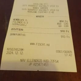 Bobek Cafe, Budapest - Egyéb