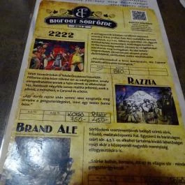 Bohem 16 - Bistro & Lounge, Budapest - Étlap/itallap