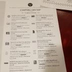 Bölcső Bar & Food Budapest - Étlap/itallap