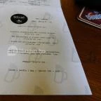 Bölcső Bar & Food Budapest - Étlap/itallap