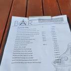 Borbár Székesfehérvár - Étlap/itallap